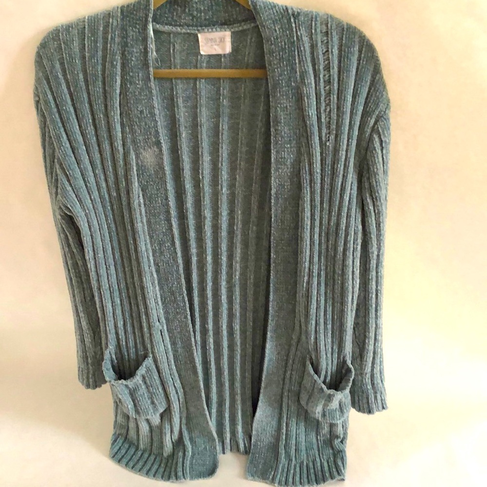 Blue Cardigan